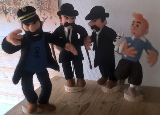 Kaptajn Haddock, Dupont & Dupond og Tintin filtet af Filtkongen