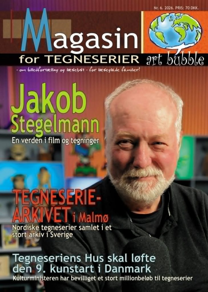 Art Bubble Magasin for tegneserier #6 ude nu! Art Bubble Magasin for tegneserier #6 ude nu!